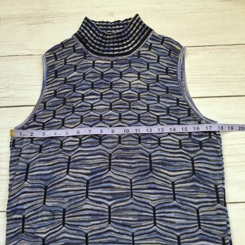 Alison Sheri Sleeveless Cowl Neck Knit Top Size XL - Picture 5 of 7